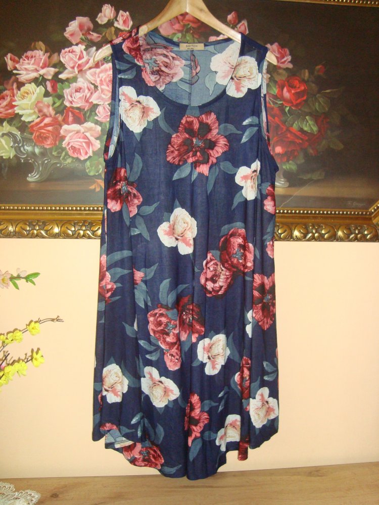 Sommerkleid im Blütenprint Gr.46