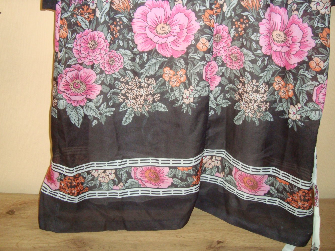 Vintage Sommerkleid Blütenprint Gr.44