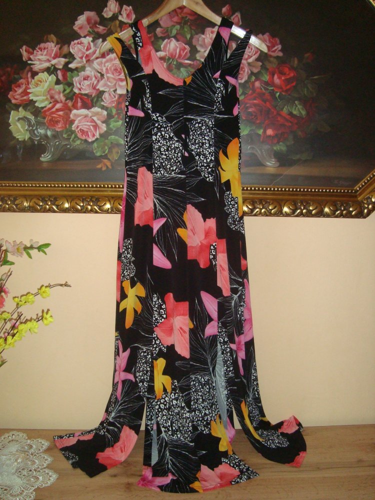 Vintage Sommerkleid Blütenprint Gr.38