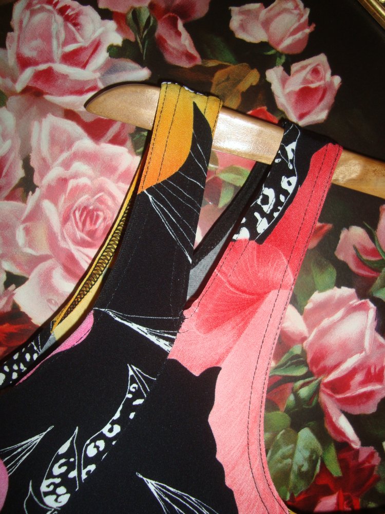 Vintage Sommerkleid Blütenprint Gr.38
