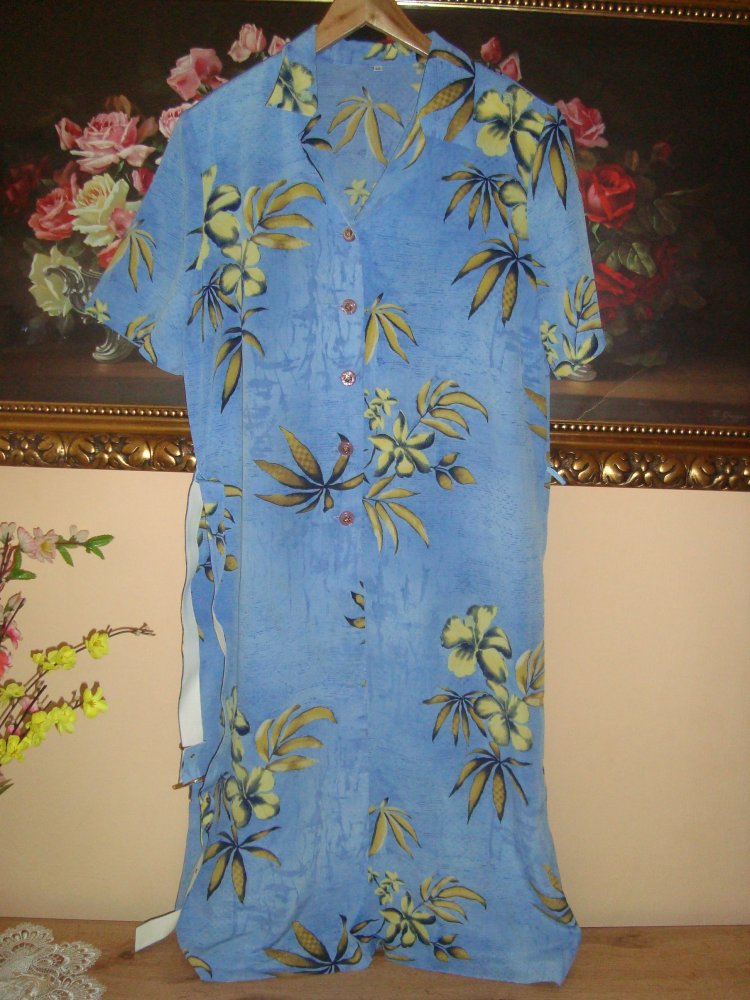 Vintage Sommerkleid Blütenprint Gr.42