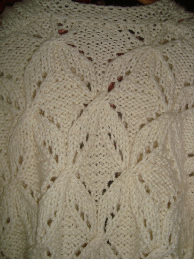 Echte Handarbeit-Vintage Strickjacke Gr.44/46