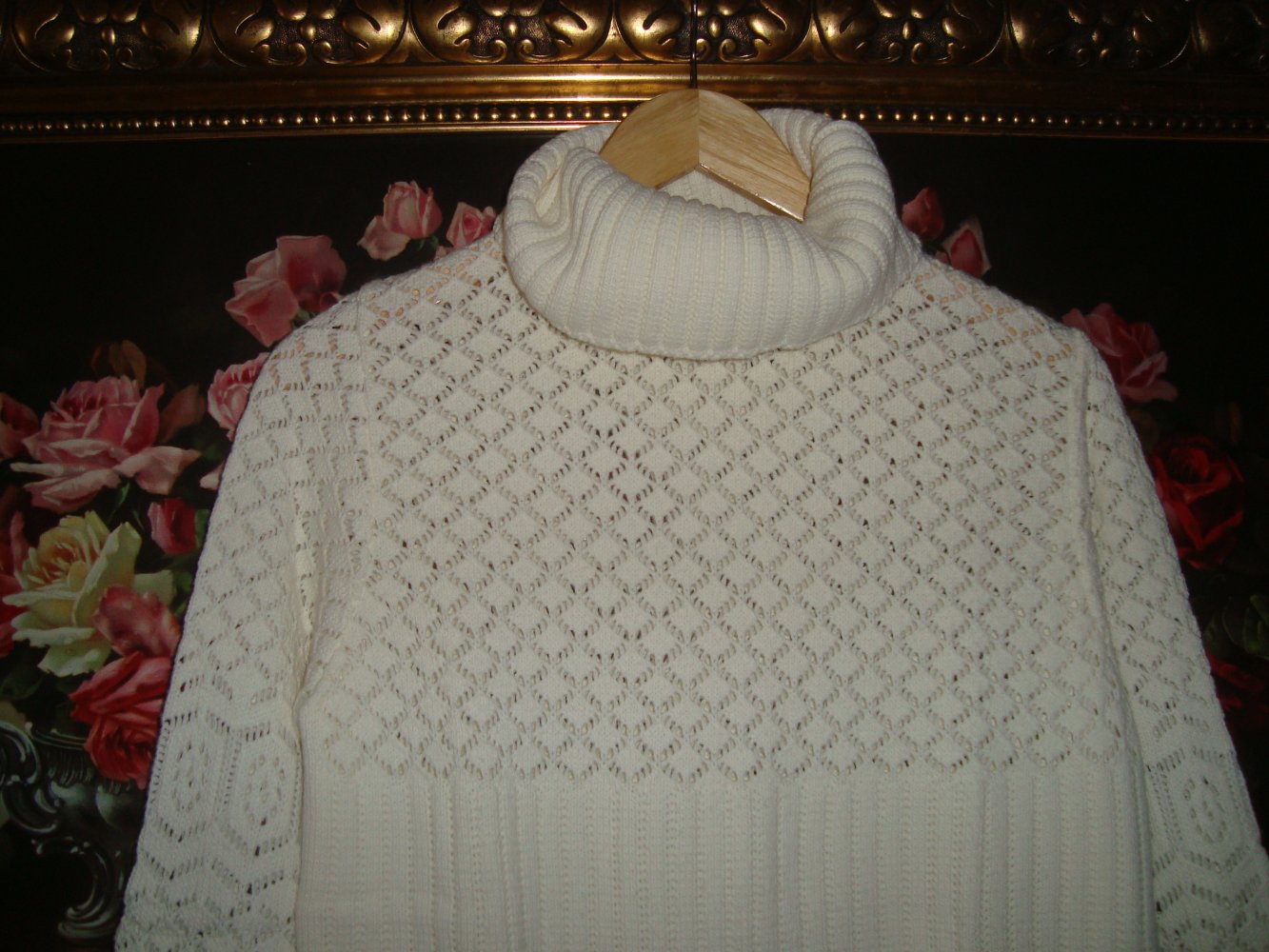Einzigartiger Vintage Rollkragenpullover Gr.36/38