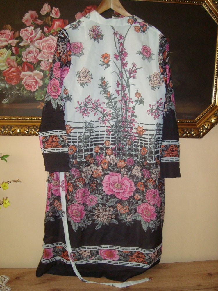 Vintage Sommerkleid Blütenprint Gr.44