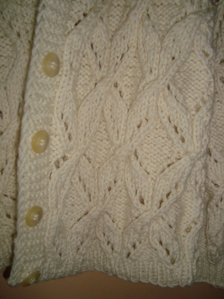 Echte Handarbeit-Vintage Strickjacke Gr.44/46