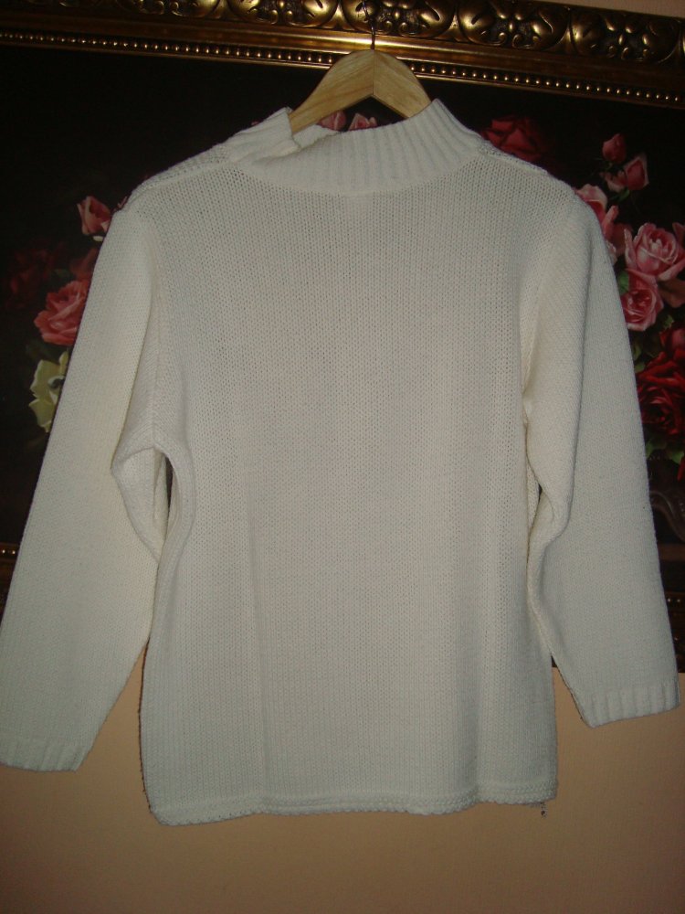 Vintage Pullover im Zopfmuster Gr.36/38