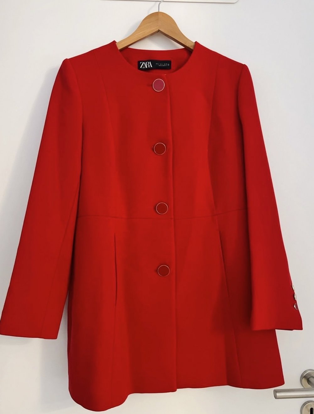 Mantel Zara rot