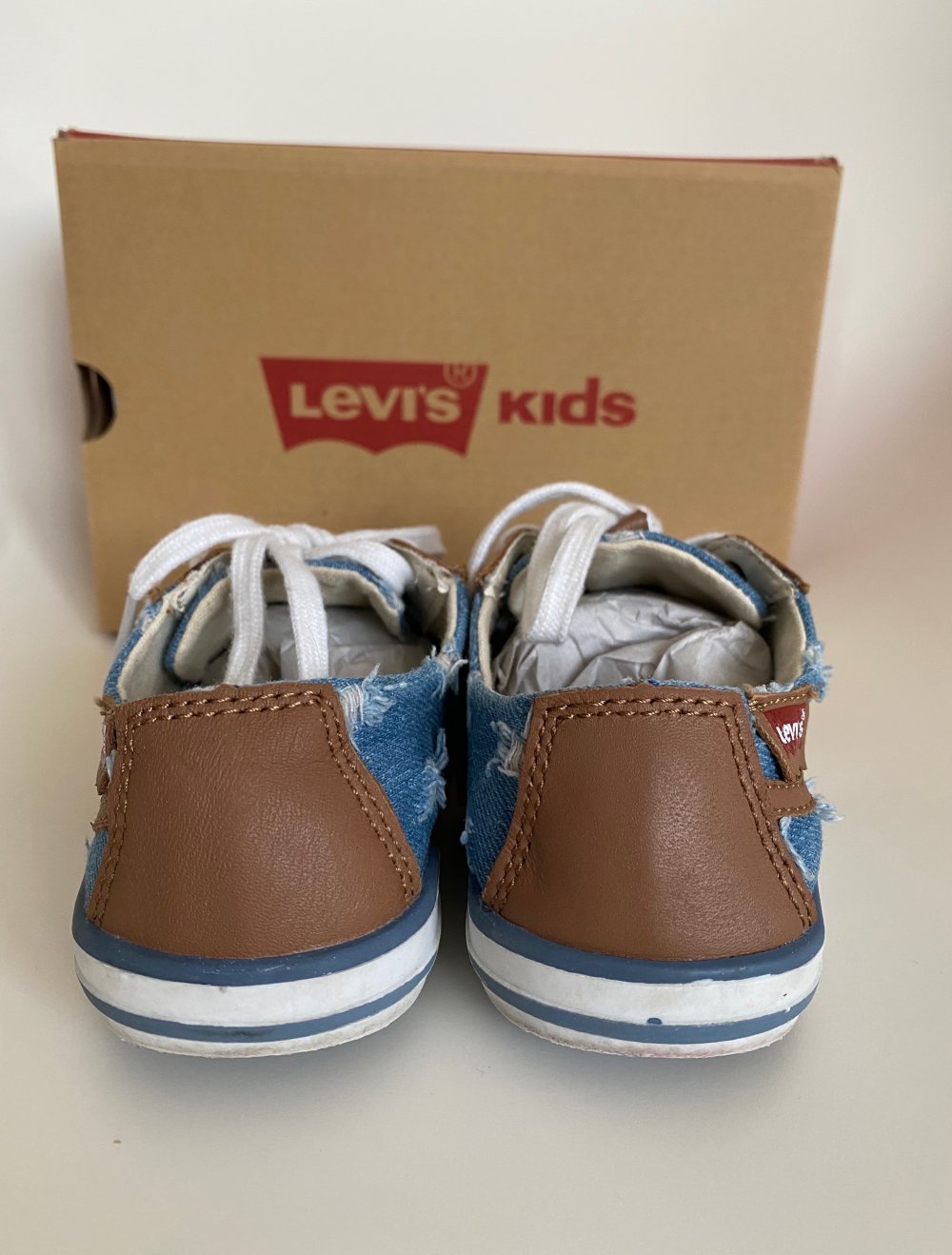 LEVI’S Kids Jungen Leder Sneakers Sportschuhe Gr.28