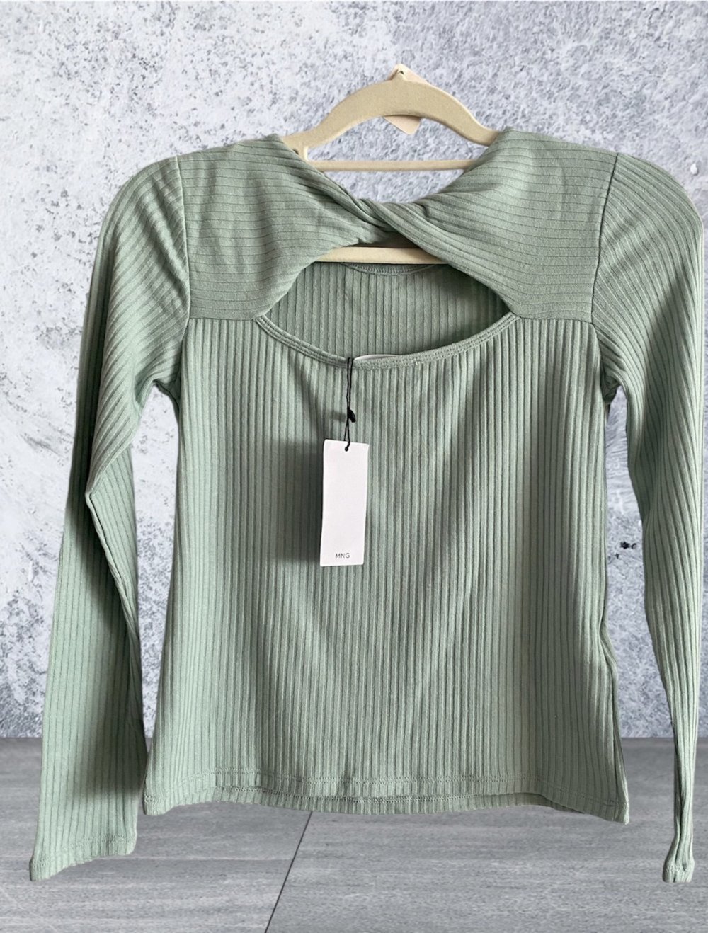 MANGO Damen Langärmliges T-Shirt Longsleeve Gr.S Neu mit Etikett