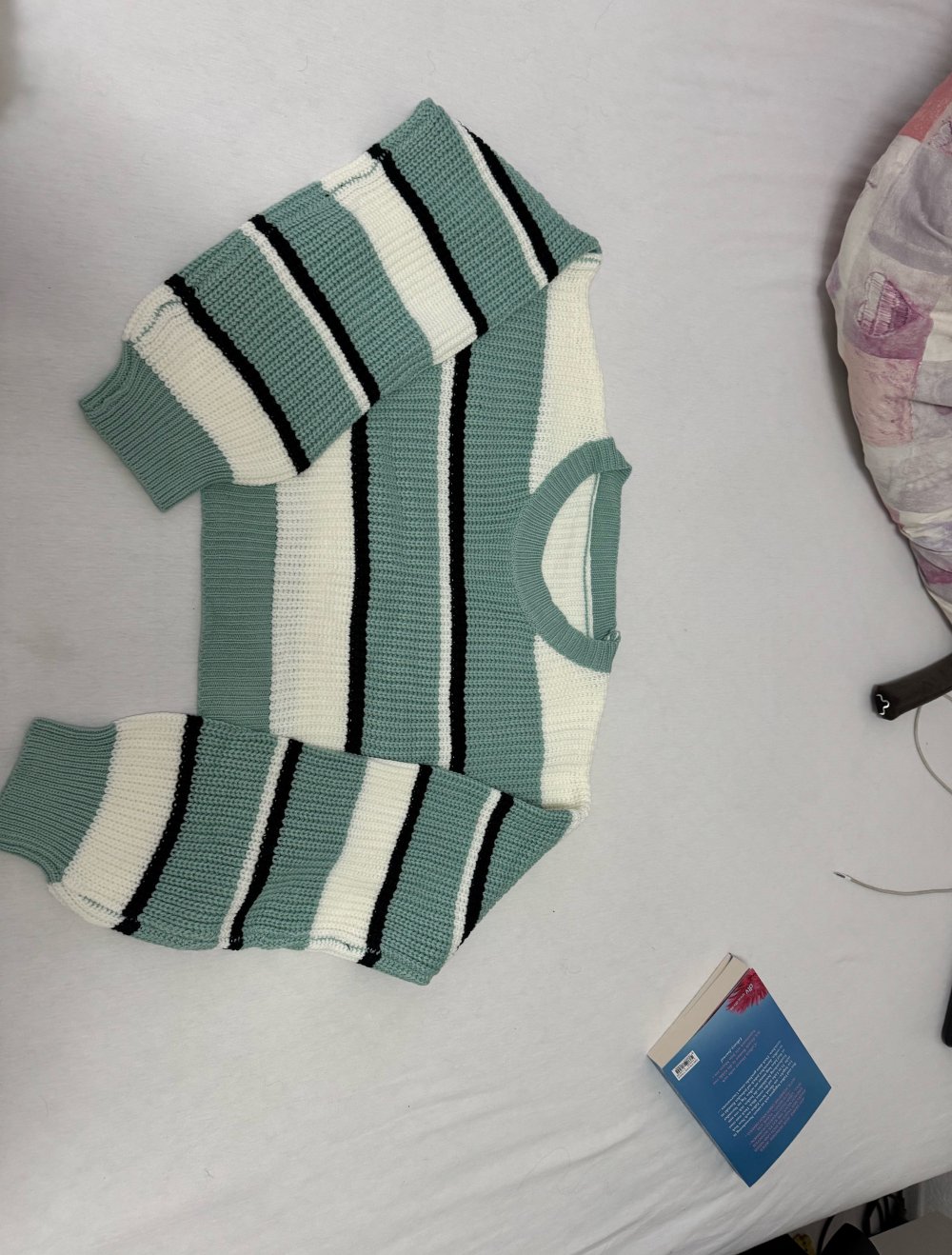Croped strickpullover