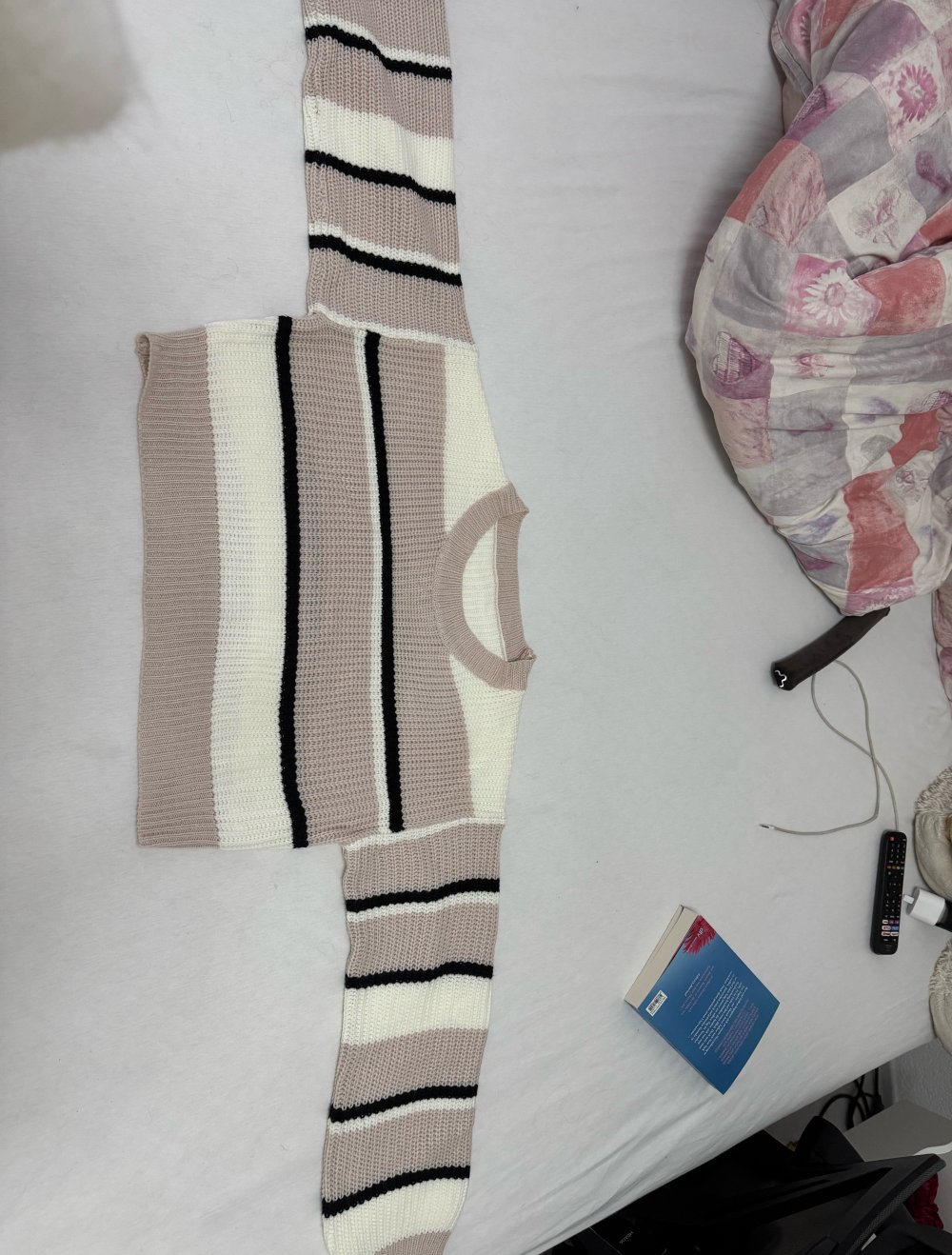 Croped strickpullover