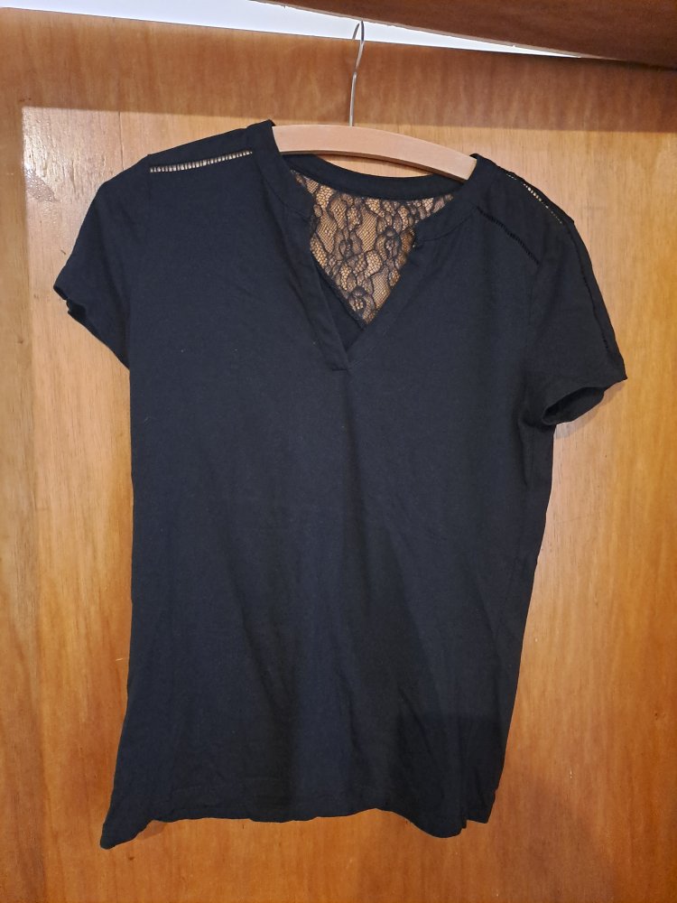 Schwarze Bluse