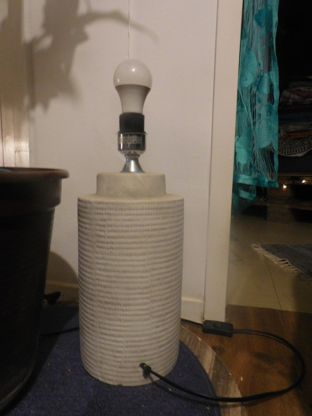 Betonlampe, Tischlampe 
