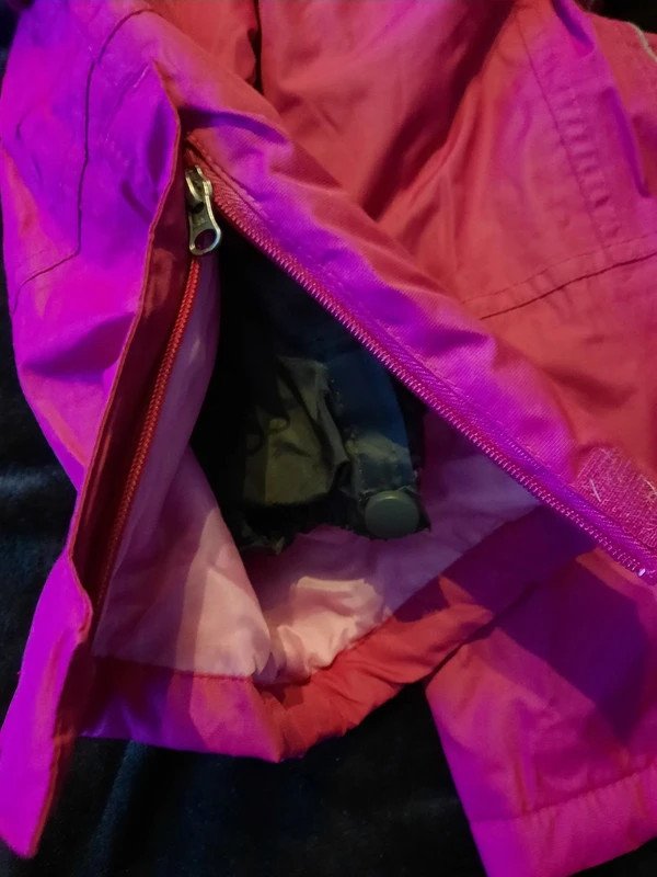 Gefütterte Matschhose / Schneehose in burgunderrot von Impidimpi