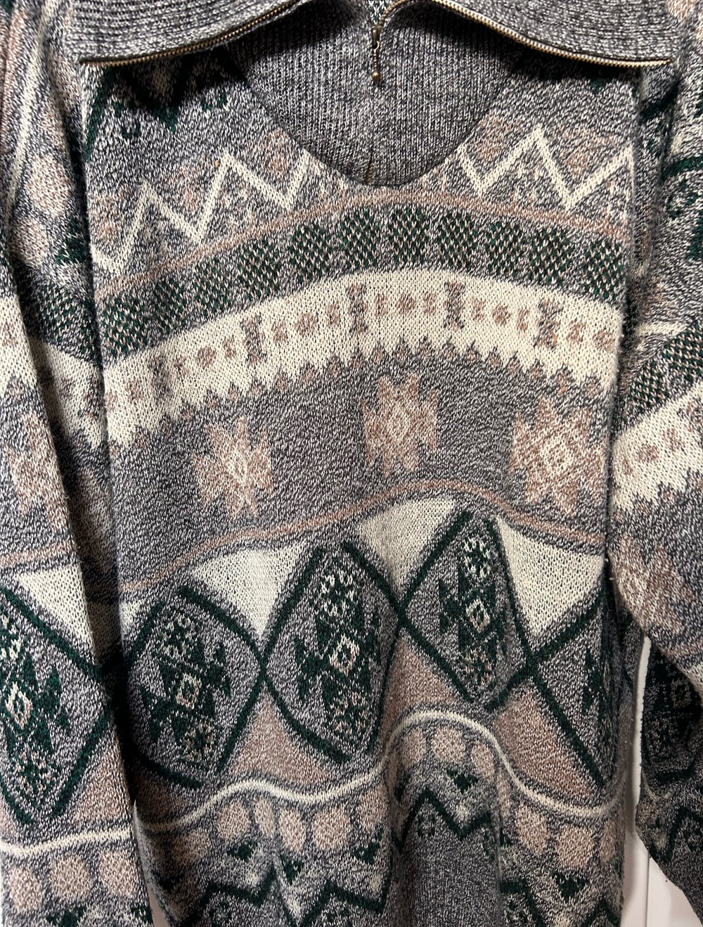True vintage Retro Sweater Pulli Strickpullover boho hippie ethno Oversize
