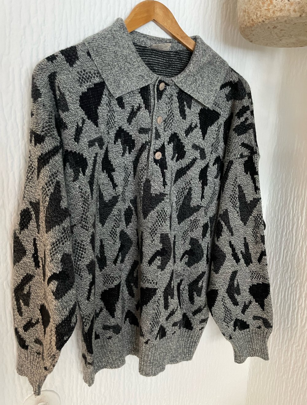 True vintage Sweater Pulli Strickpullover boho hippie ethno Leo leomuster