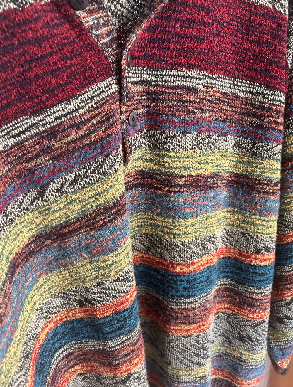 true vintage Retro Sweater Pulli Strickpullover boho hippie ethno Oversize