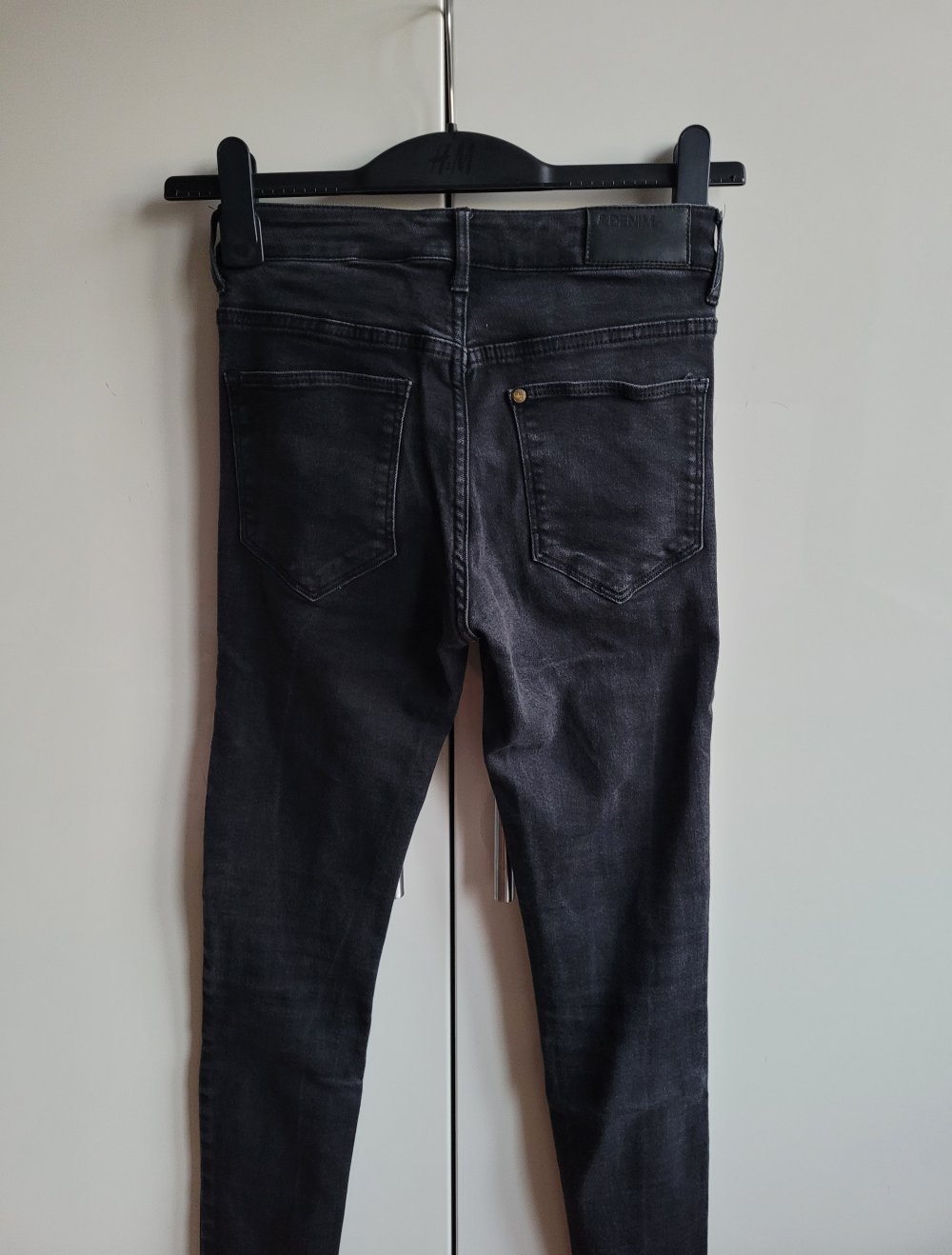 H&M &denim High Waist Skinny 26/30 Ankle Röhrenjeans Röhre Slim Stretch Strechjeans