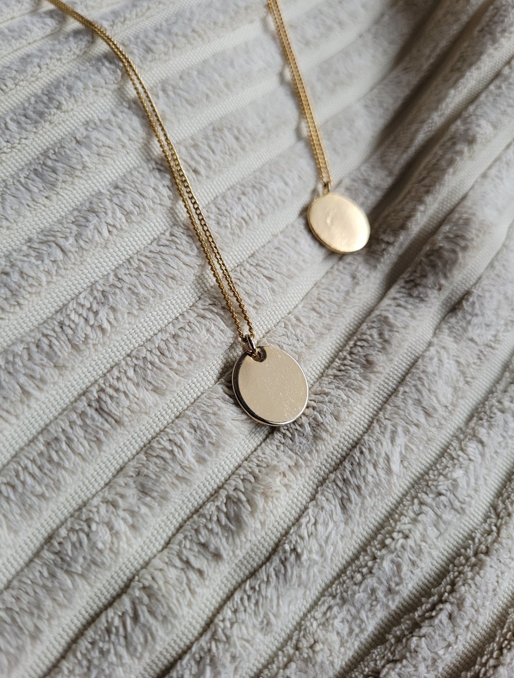 Fleuriscoeur Coin Kette gold 925er Silber vergoldet Layering Boho Hippie Gypsy Gipsy Layeringkette filigran Bohoschmuck Ibiza
