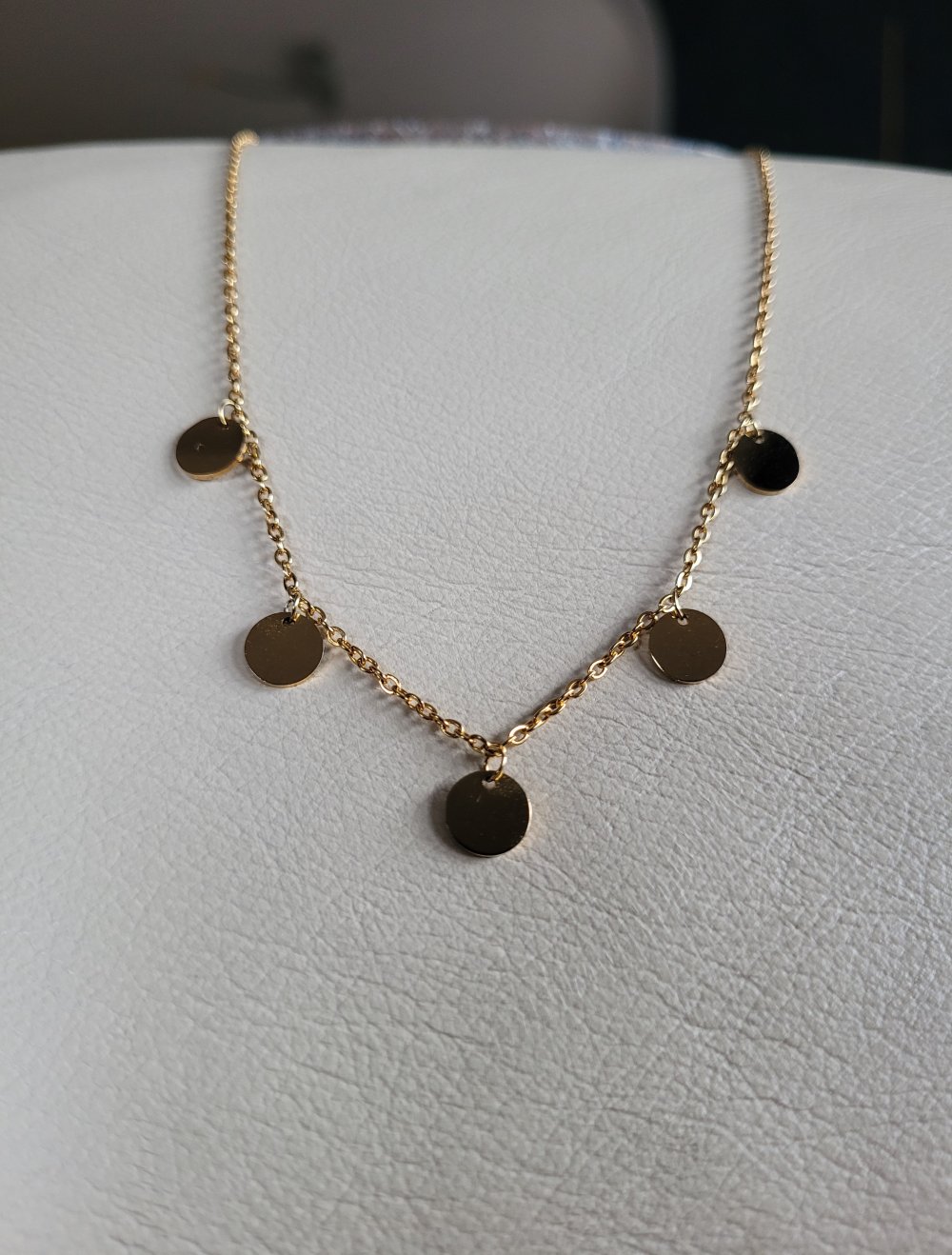 Purelei Kalea Kette vergoldet Layering Boho Hippie Gypsy Gipsy Gold Hawaii Layering Look vergoldetes Edelstahl Coin Plättchen Bohoschmuck