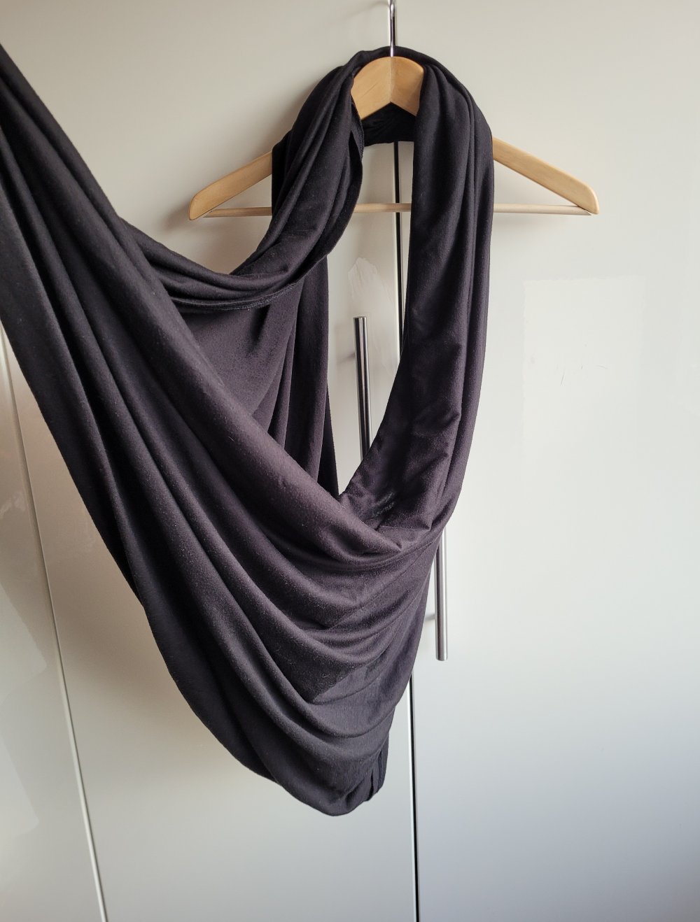 H&M Oversize XXL Loop Schal Jersey schwarz Basic Loopschal Basicschal Basicloop oversized Schlauchschal