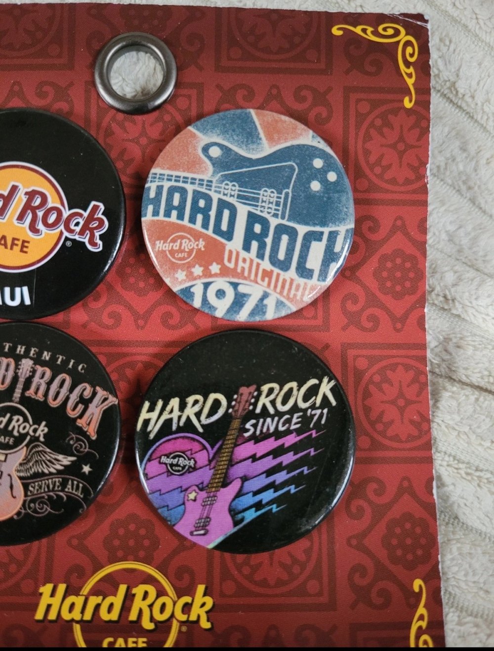 Pins Hard Rock Cafe Hawaii Maui Anstecknadel Brosche Vintage Retro Hardrock Anstecker Aloha