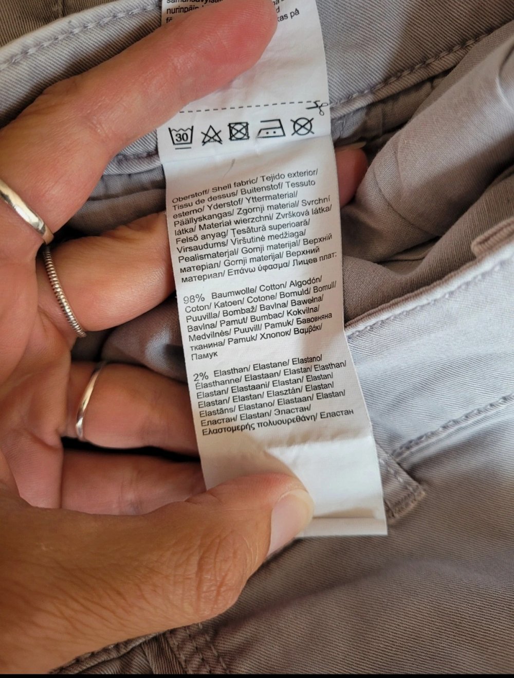 S. Oliver Low Waist Röhrenhose hellgrau Röhrenjeans Röhre Ankle grau S.Oliver Skinny Slim lowwaisted Stretch Baumwolle stretchy stretchig casual Slimfit M 38