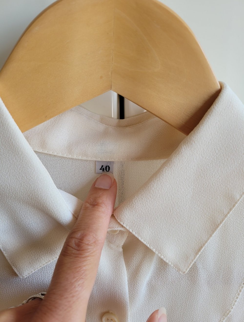 Original Vintage Bluse mit Stickerei in creme Boho bestickt realvintage truevintage