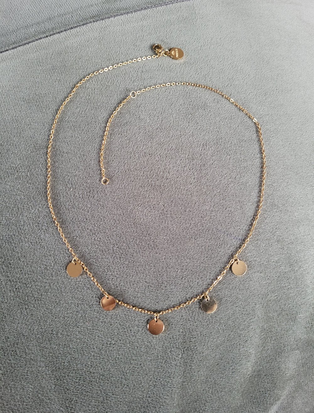 Purelei Kalea Kette vergoldet Layering Boho Hippie Gypsy Gipsy Gold Hawaii Layering Look vergoldetes Edelstahl Coin Plättchen Bohoschmuck