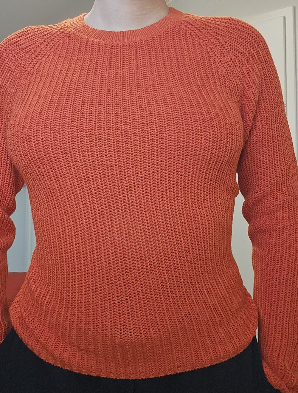 Pullover in Orange