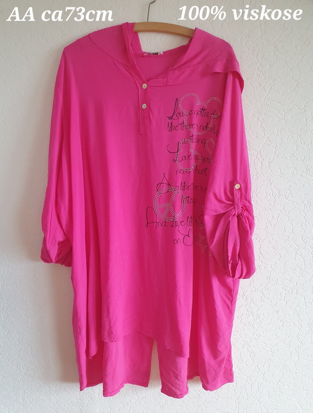 tolle Bluse mit Kaputze 42-48