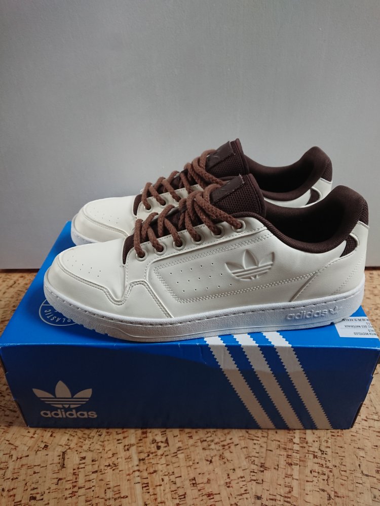 Schuhe Adidas Originals NY 90 Gr. EUR 46 2/3 weiß braun wie Neu