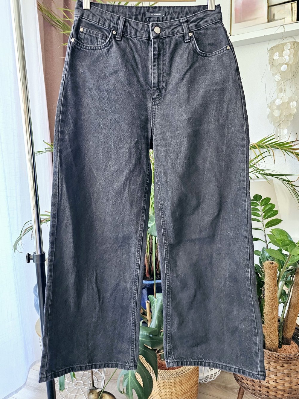Trendyol Jeans Hose weit Bein Damen Größe 38 sehr guter Zustand