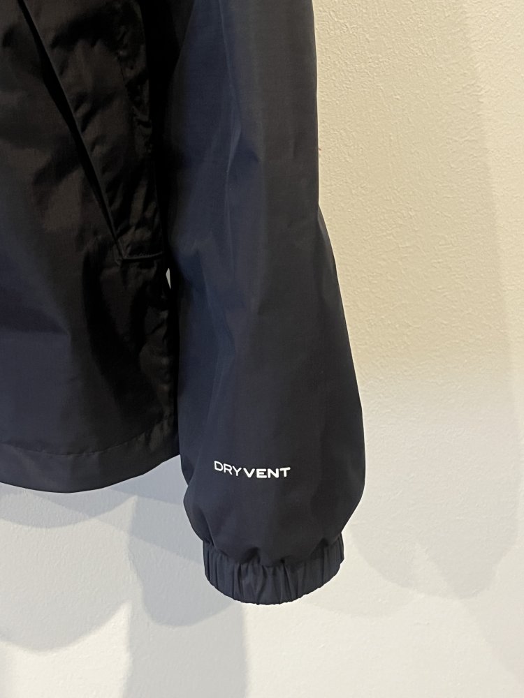 The North Face Regenjacke in schwarz und Größe M