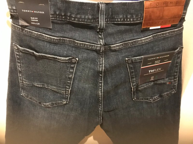 Tommy Hilfiger Damen Jeans – TH Flex Advanced Stretch – W33 x L34 – Slim Fit – Neu mit Etikett