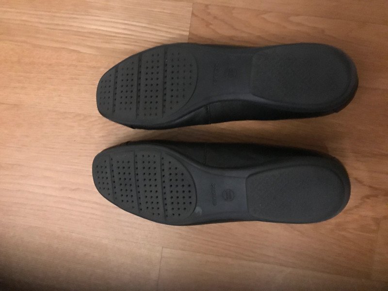 Geox Damen Ballerinas – Schwarz – Größe 40 – Echtes Leder – Kaum getragen
