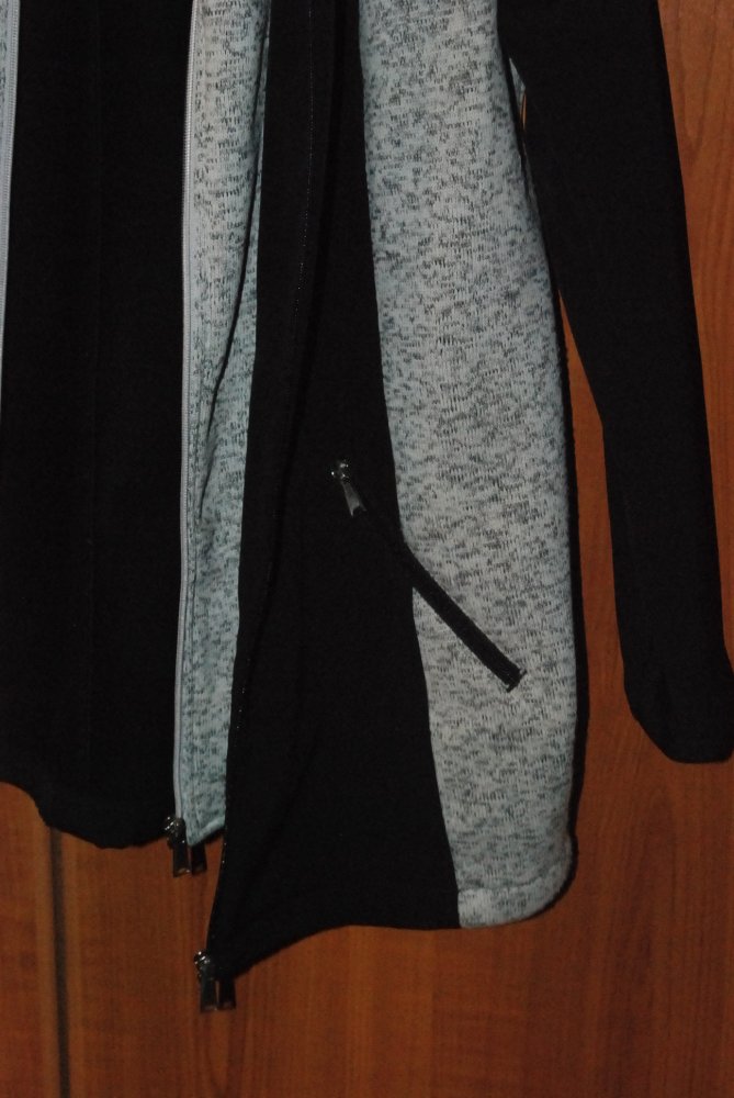 Übergangsjacke im Lagenlook