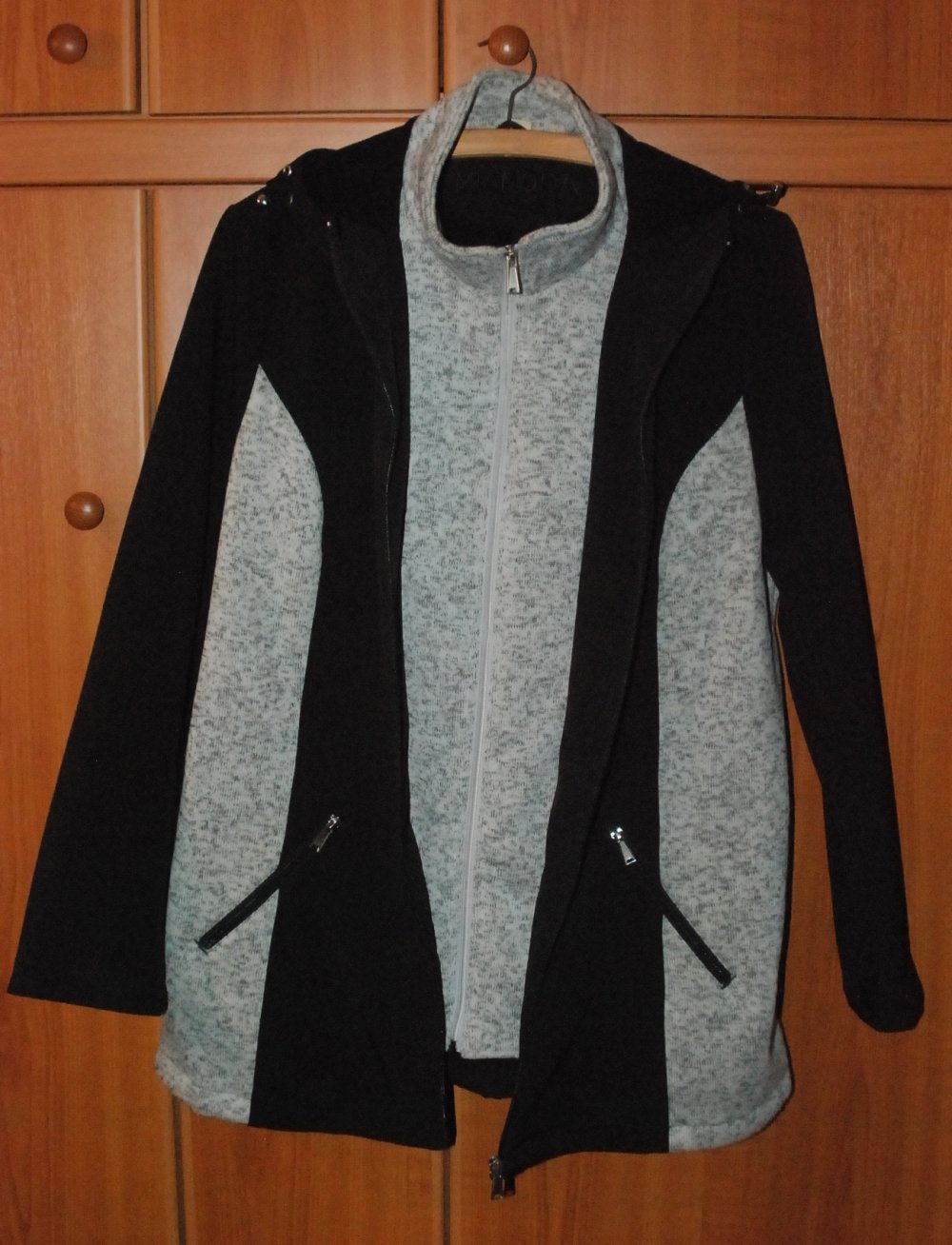 Übergangsjacke im Lagenlook