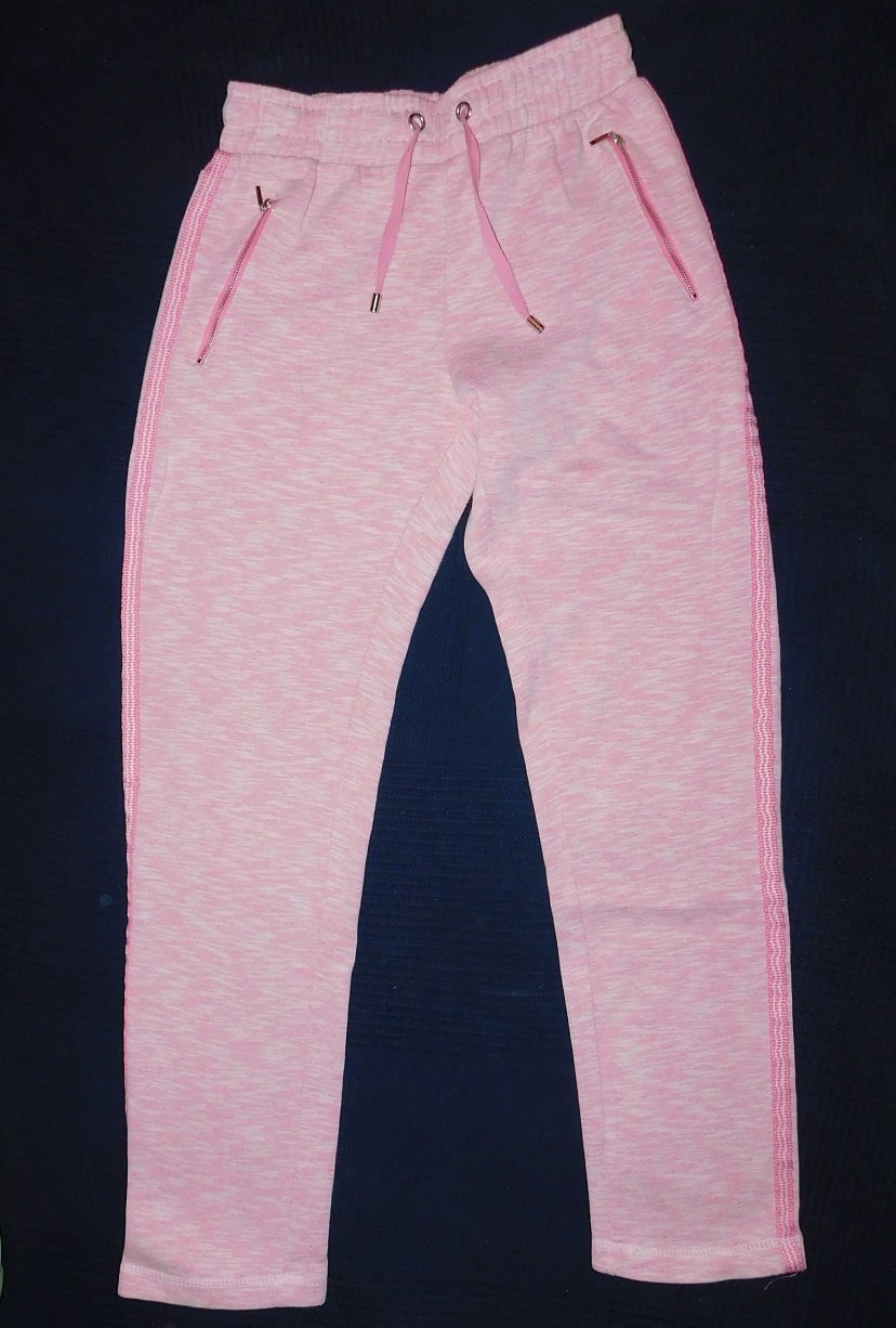 Gr.34 Jogginghose rosa meliert