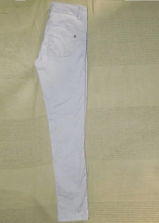 Gr.140 Hose Baumwolle hellgrau