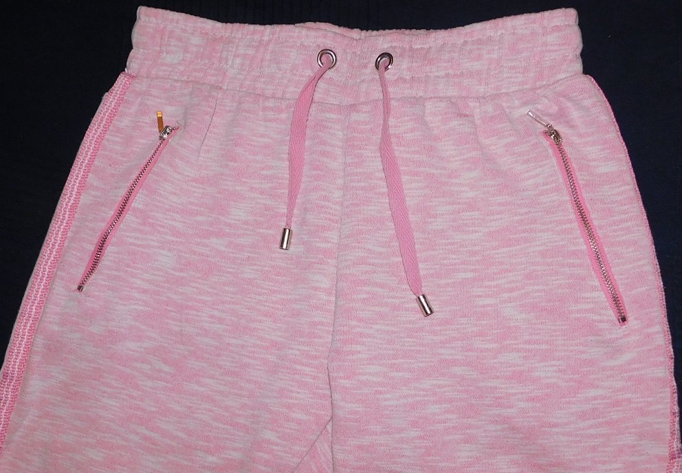Gr.34 Jogginghose rosa meliert