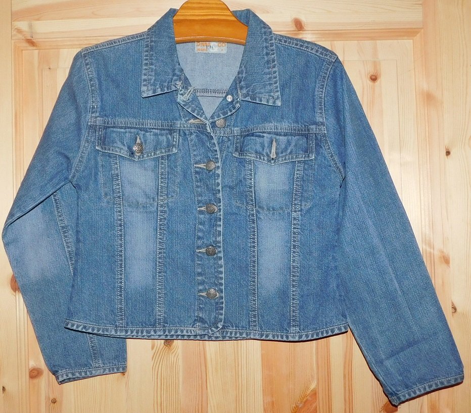 Gr.152 Jeansjacke / Kurzjacke in blau 
