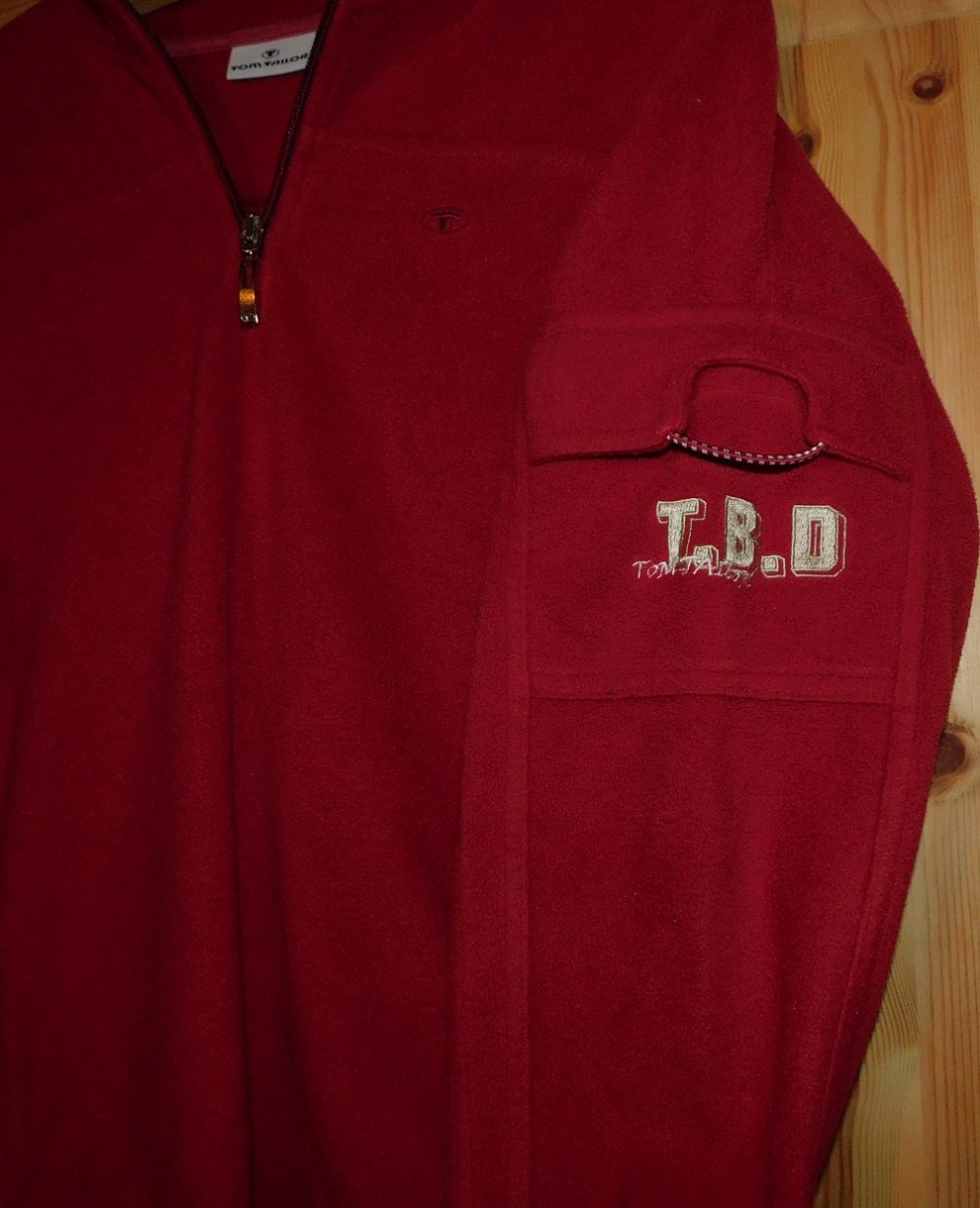 Gr.M Fleecepullover Winterpulli rot warm - Tom Tailor auch für Jungs Gr.158