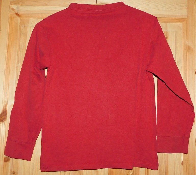 Gr.152 Langarmshirt rot Soccer