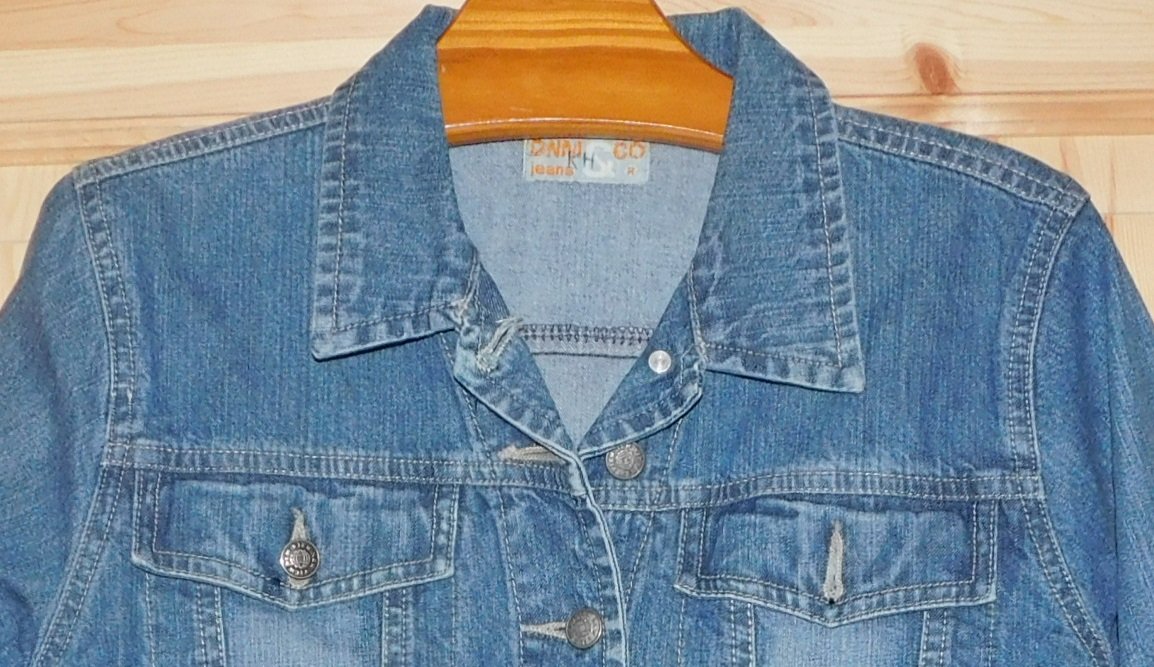 Gr.152 Jeansjacke / Kurzjacke in blau 
