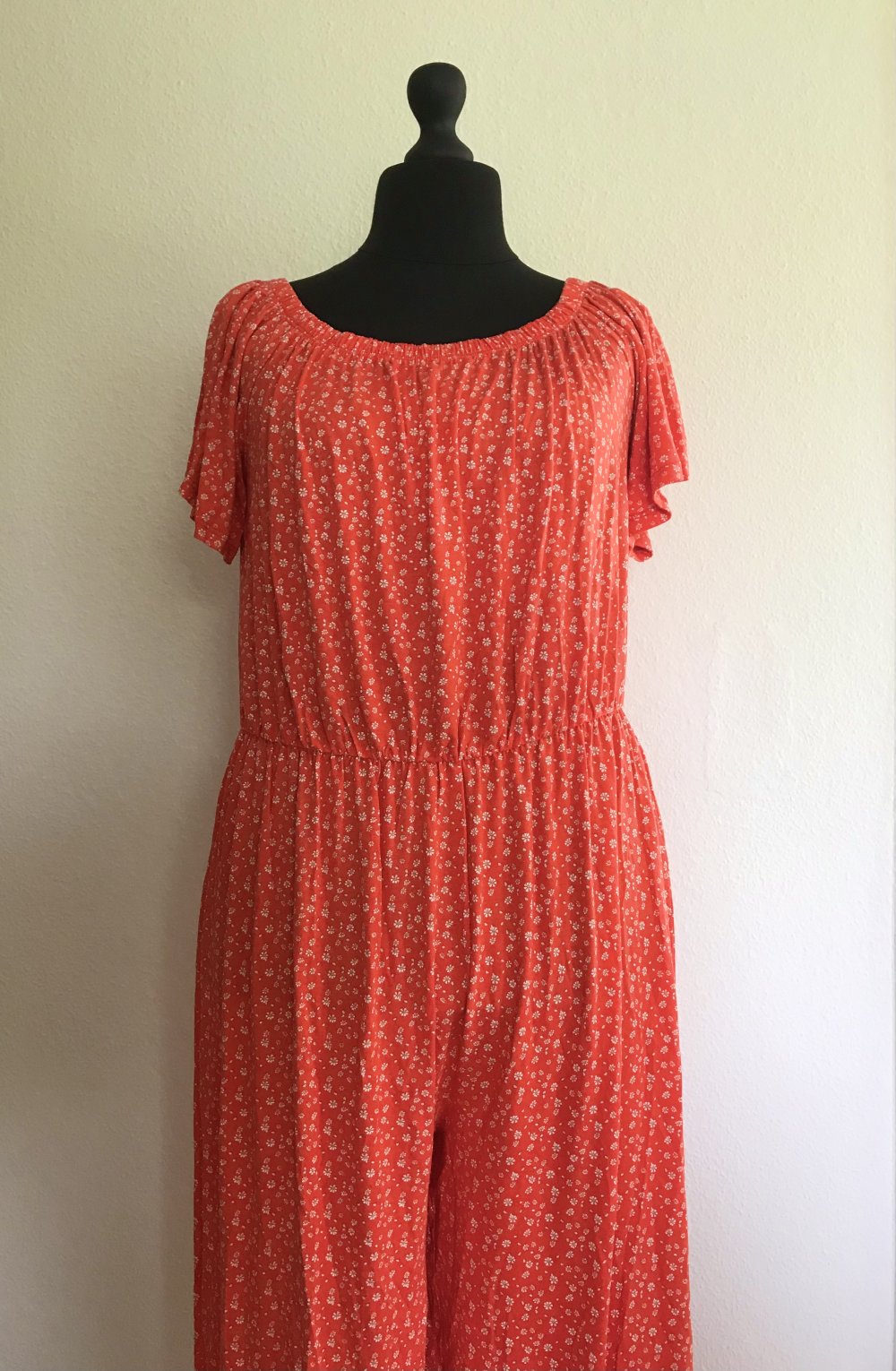 UNGETRAGEN Clockhouse Jumpsuit Gr. 52 orange wie Neu!