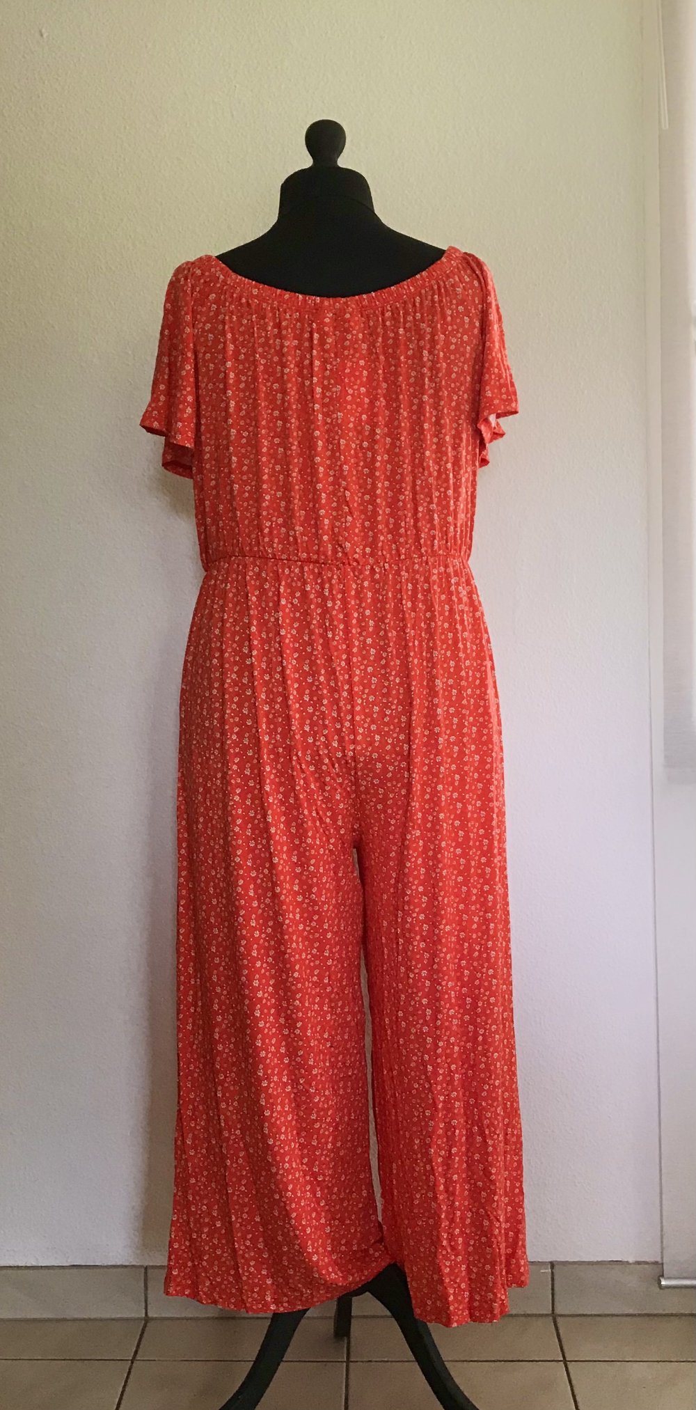 UNGETRAGEN Clockhouse Jumpsuit Gr. 52 orange wie Neu!