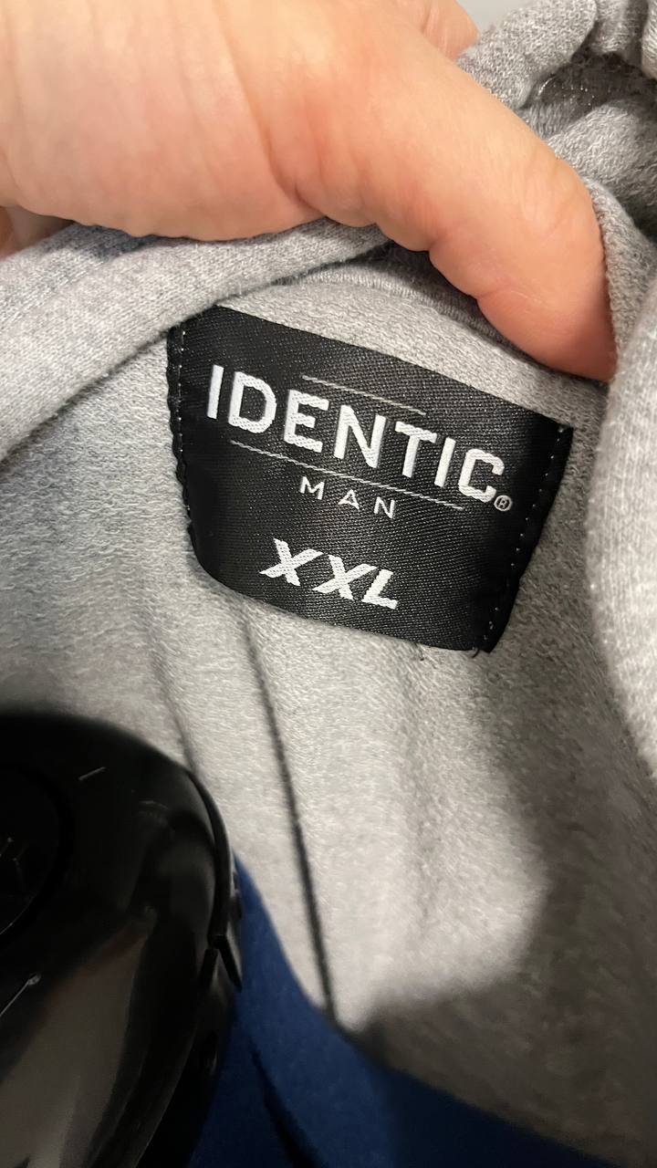 Praktischer kurzärmliger Hoodie in Grau (XXL)