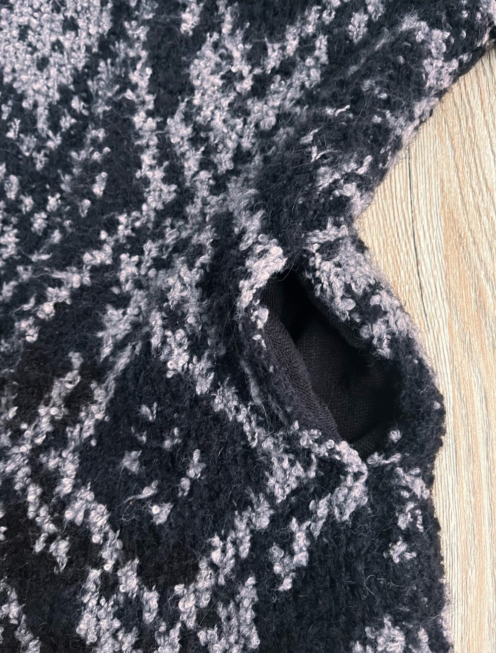 Strickjacke, Überwurf
