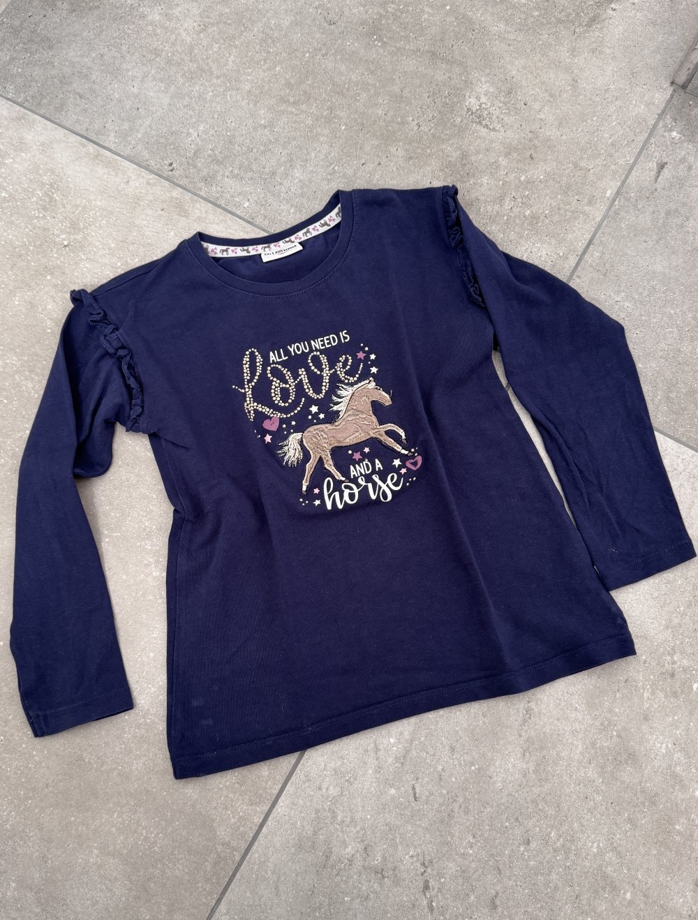 5x Longsleeve 116/122